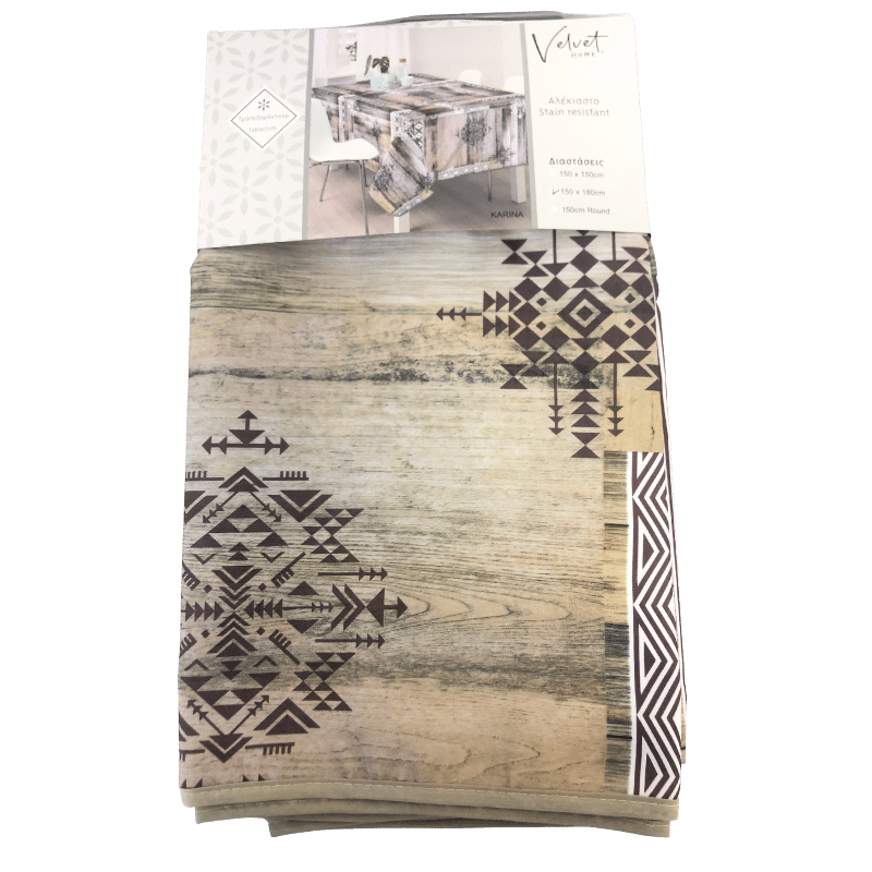 Bedruckte Tischdecke Karina 100% Polyester 150x180 von Kipper bei Araxxon - Hochwertiges griechisches Produkt. Bedruckte Tischdecke Karina 100% Polyester 150x180 από Kipper στο Araxxon - Αυθεντικό ελληνικό προϊόν.